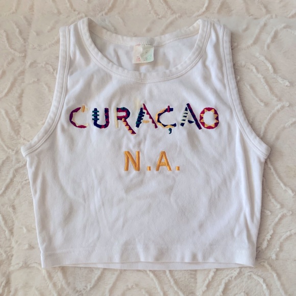 Tops - NWOT Curaçao Crop Top